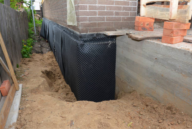 SJ Waterproofing Pros technician performing targeted Waterproofing assessment in Royersford, PA